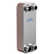 Alfa Laval Brazed Plate Heat Exchanger, AISI 316L, Stainless Steel, 18 Plates -Domestic Heating 240k BTU CB30-18H